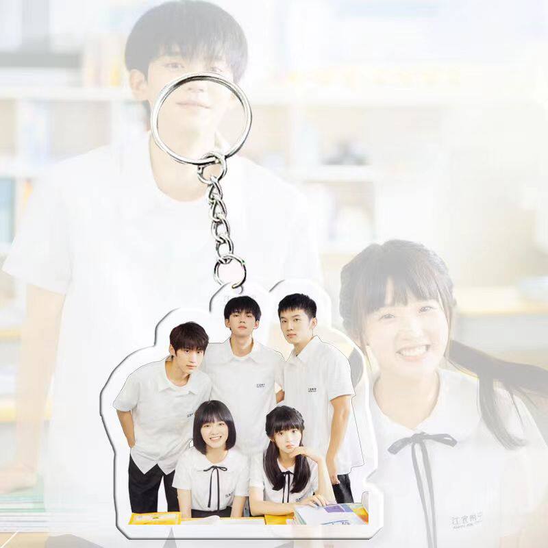 Double Sided Character Keychain Backpack Charm