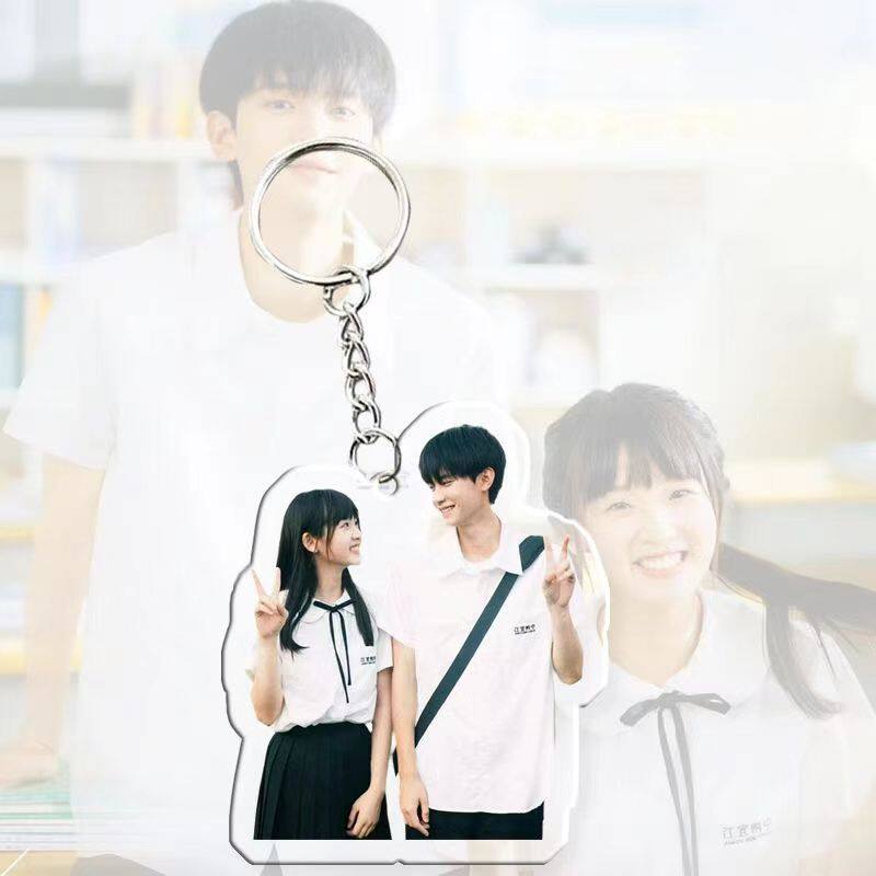 Double Sided Character Keychain Backpack Charm