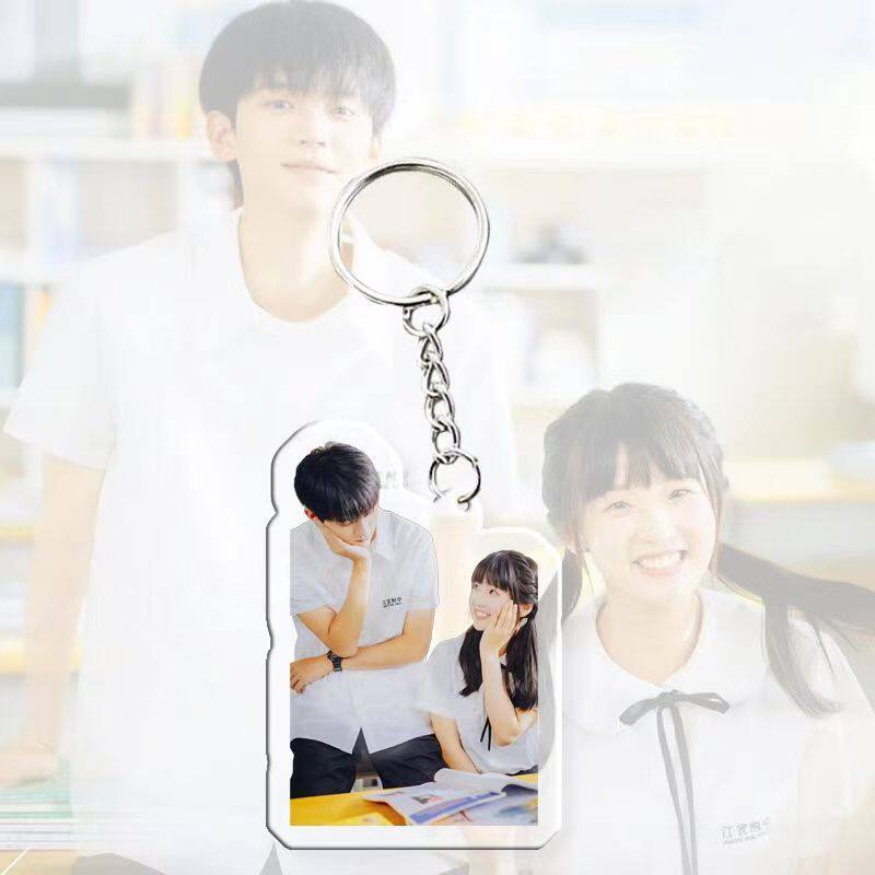 Double Sided Character Keychain Backpack Charm