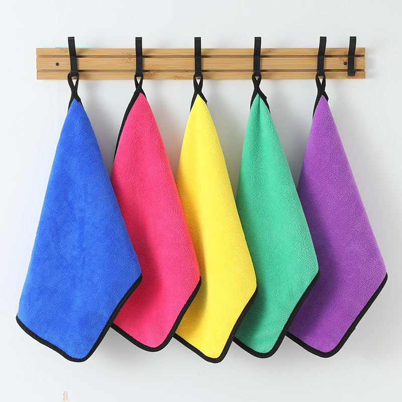 Double-Sided Coral Velvet Rag
