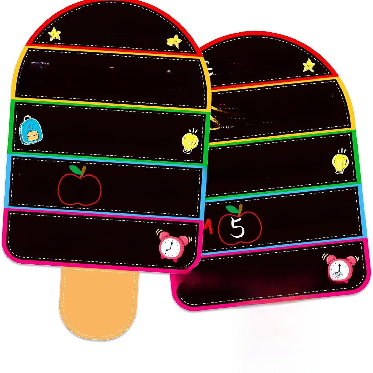 Double-Sided Erasable Photo Message Board