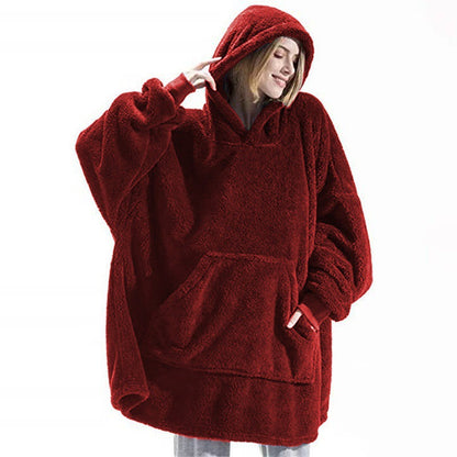 Double-Sided Fleece Hoodie