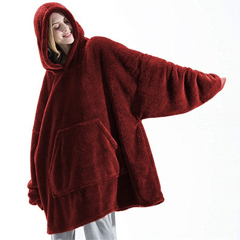 Double-Sided Fleece Hoodie