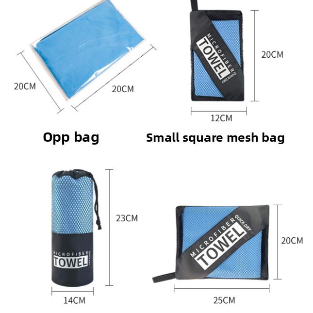 Double-sided fleece sports towel