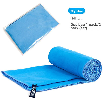 Double-sided fleece sports towel
