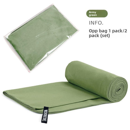 Double-sided fleece sports towel