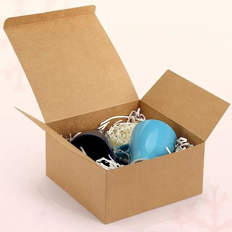 Double-sided gift packaging paper box