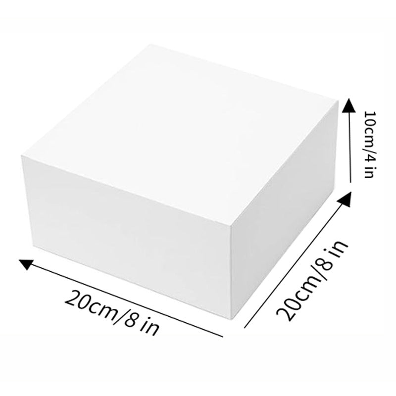 Double-sided gift packaging paper box