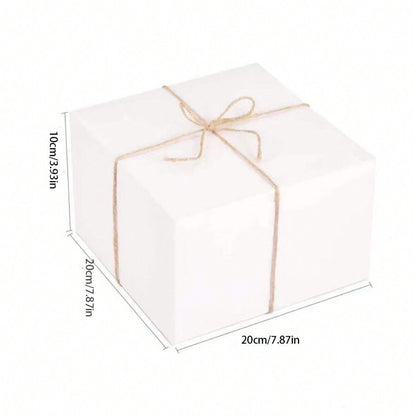 Double-sided gift packaging paper box