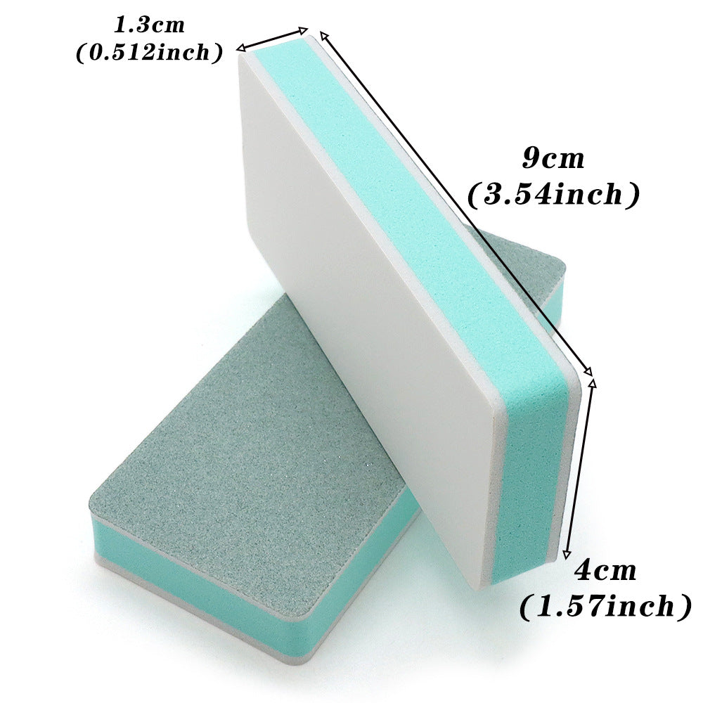 Double Sided Green Polishing Block for Nail Art
