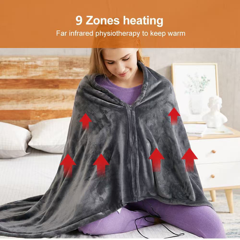 Double-sided heated blanket