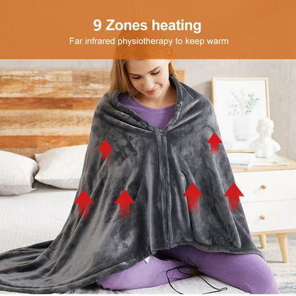 Double-sided heated blanket