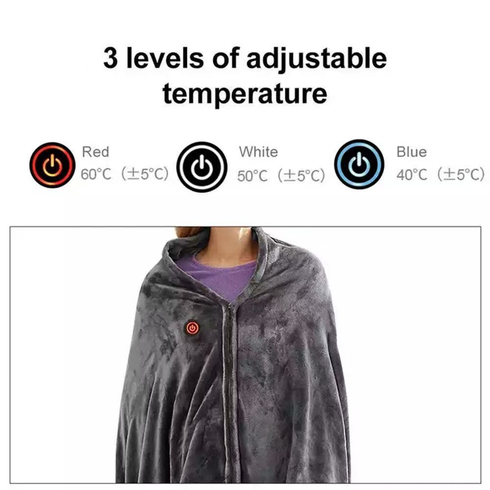 Double-sided heated blanket