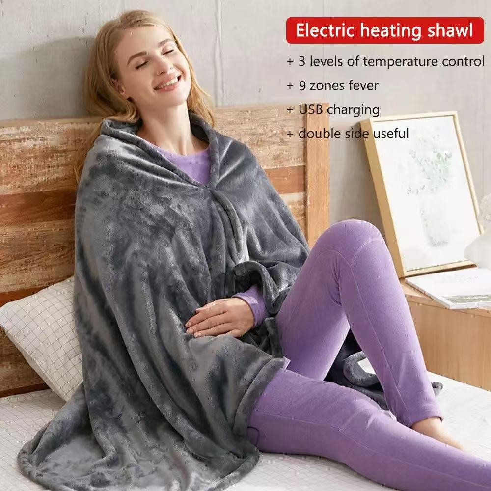 Double-sided heated blanket
