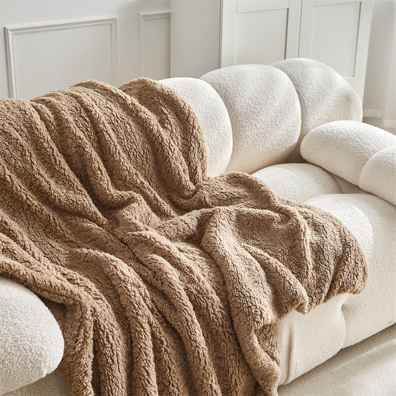 Double-sided Lamb Blanket
