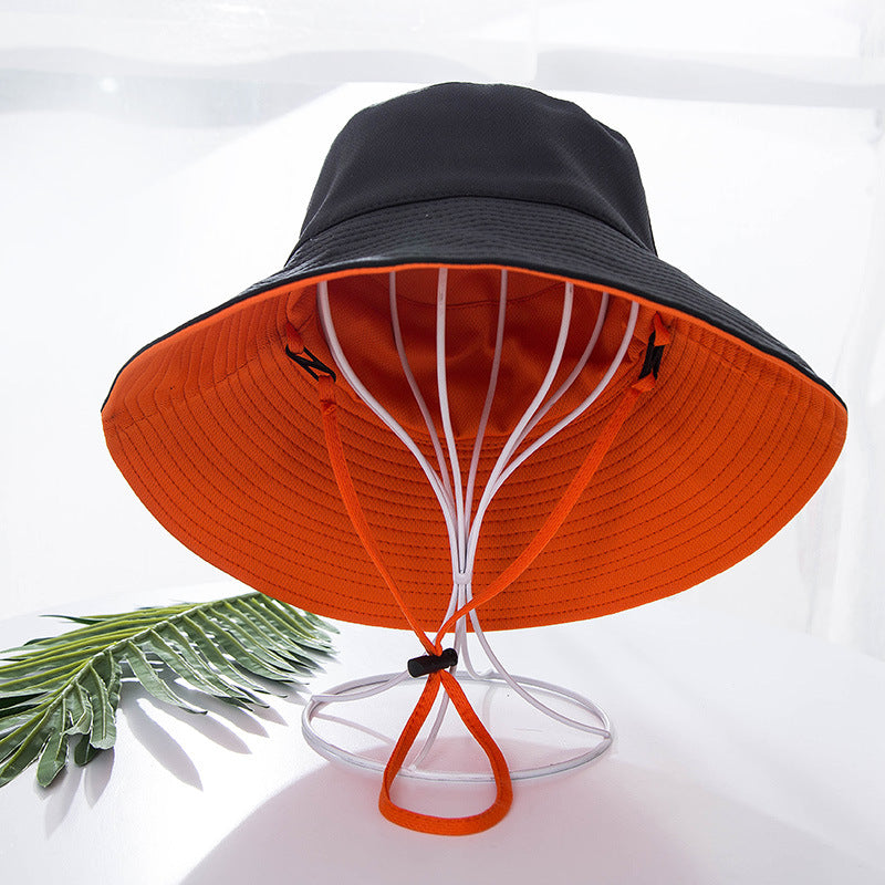 Double-sided Large Brim Fisherman Sun Hat
