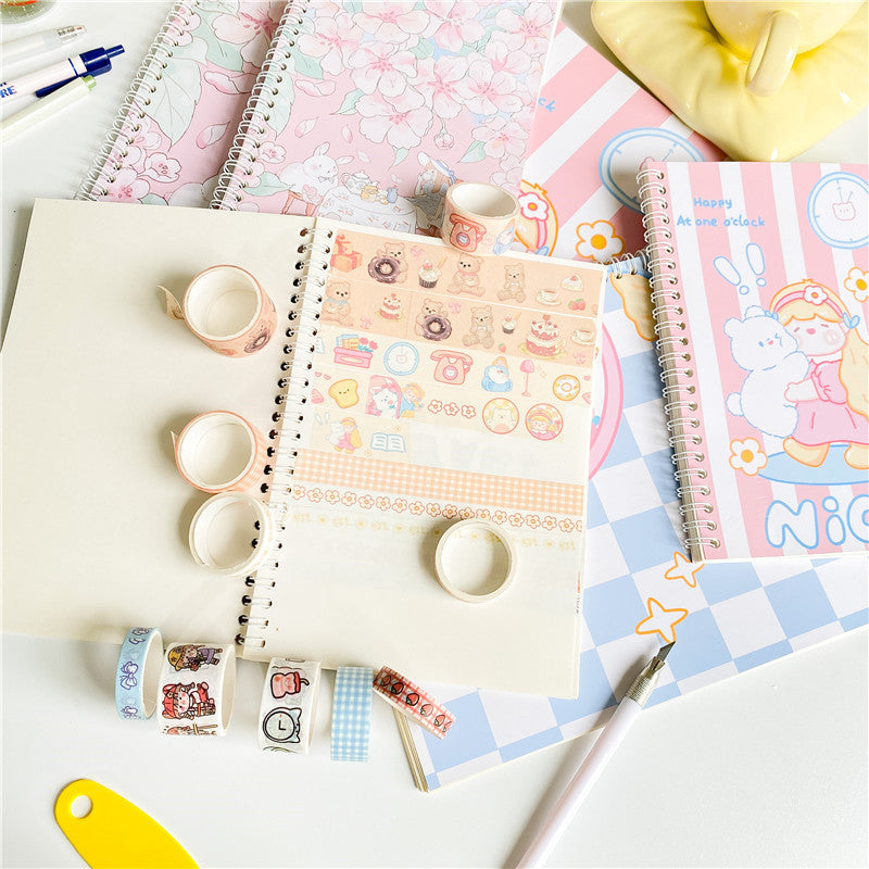 Double-sided loose-leaf notebook
