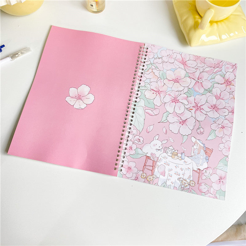 Double-sided loose-leaf notebook