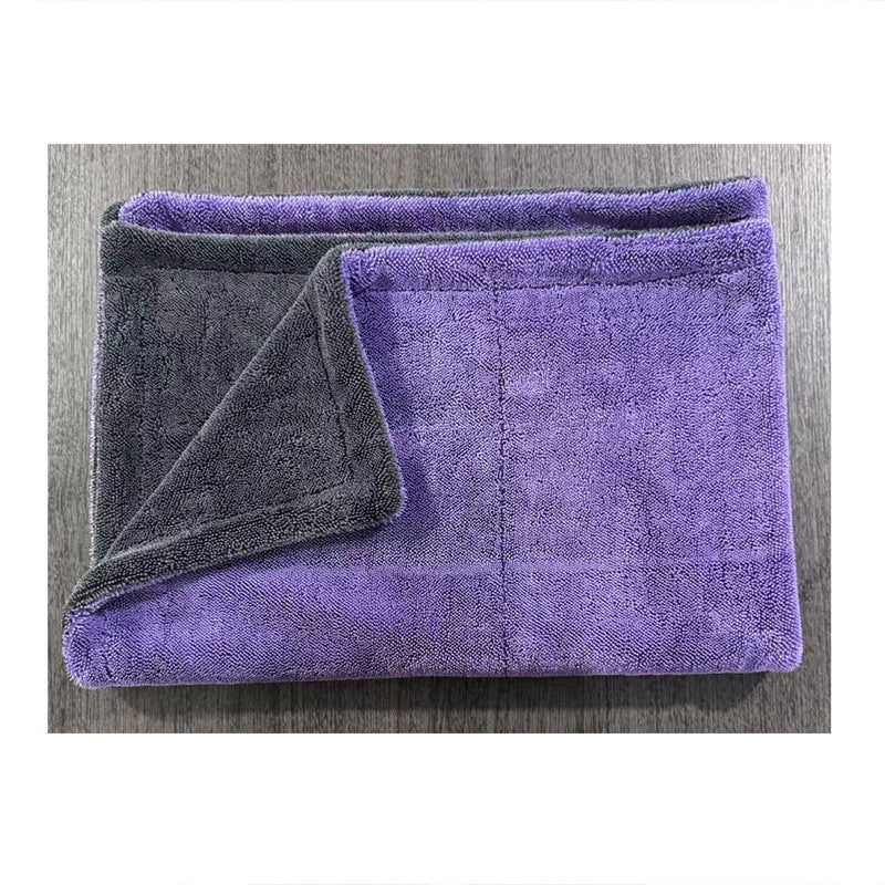Double-Sided Microfiber Car Wiping Towel