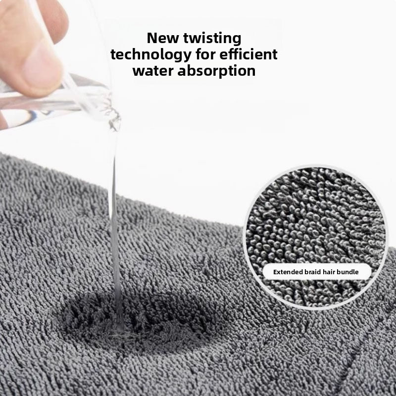 Double-Sided Microfiber Car Wiping Towel