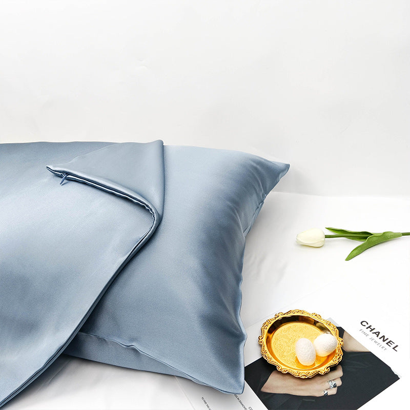 Double-sided Mulberry Silk Pillowcase with Hidden Zipper