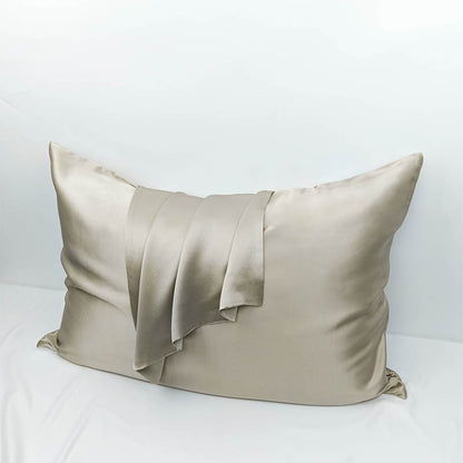 Double-sided Mulberry Silk Pillowcase with Hidden Zipper