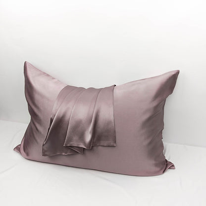 Double-sided Mulberry Silk Pillowcase with Hidden Zipper