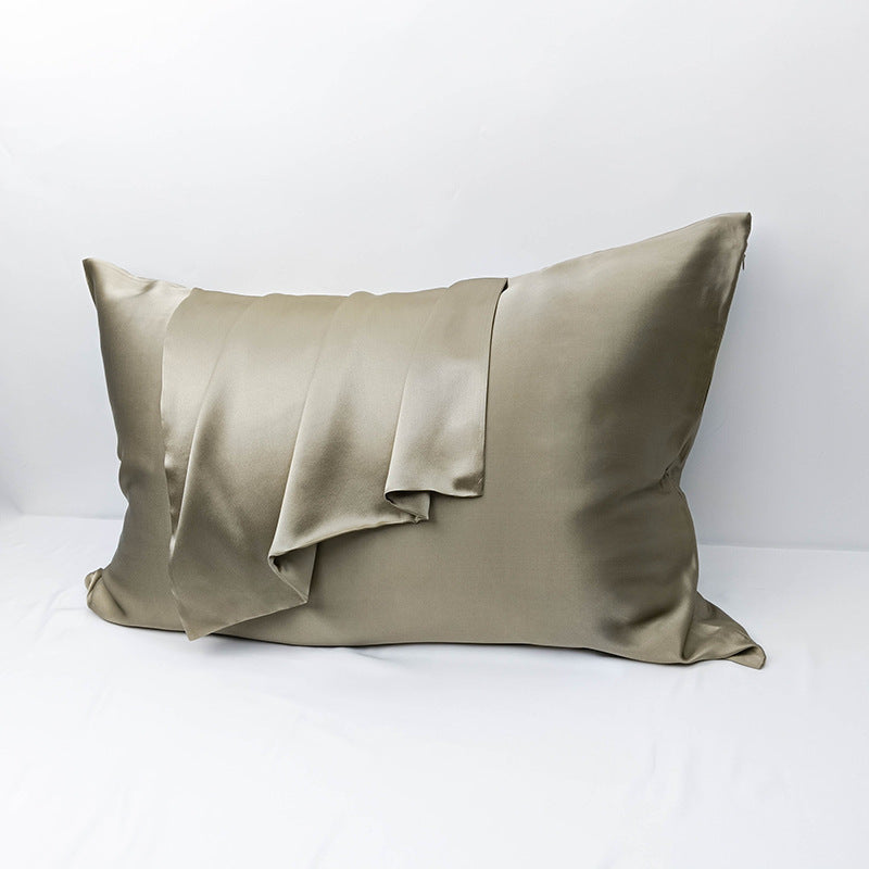Double-sided Mulberry Silk Pillowcase with Hidden Zipper