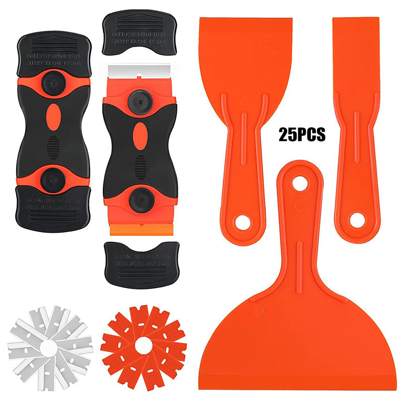 Double-Sided Scraping Tool Set with Replaceable Blades