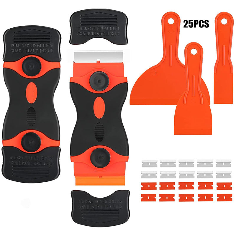 Double-Sided Scraping Tool Set with Replaceable Blades