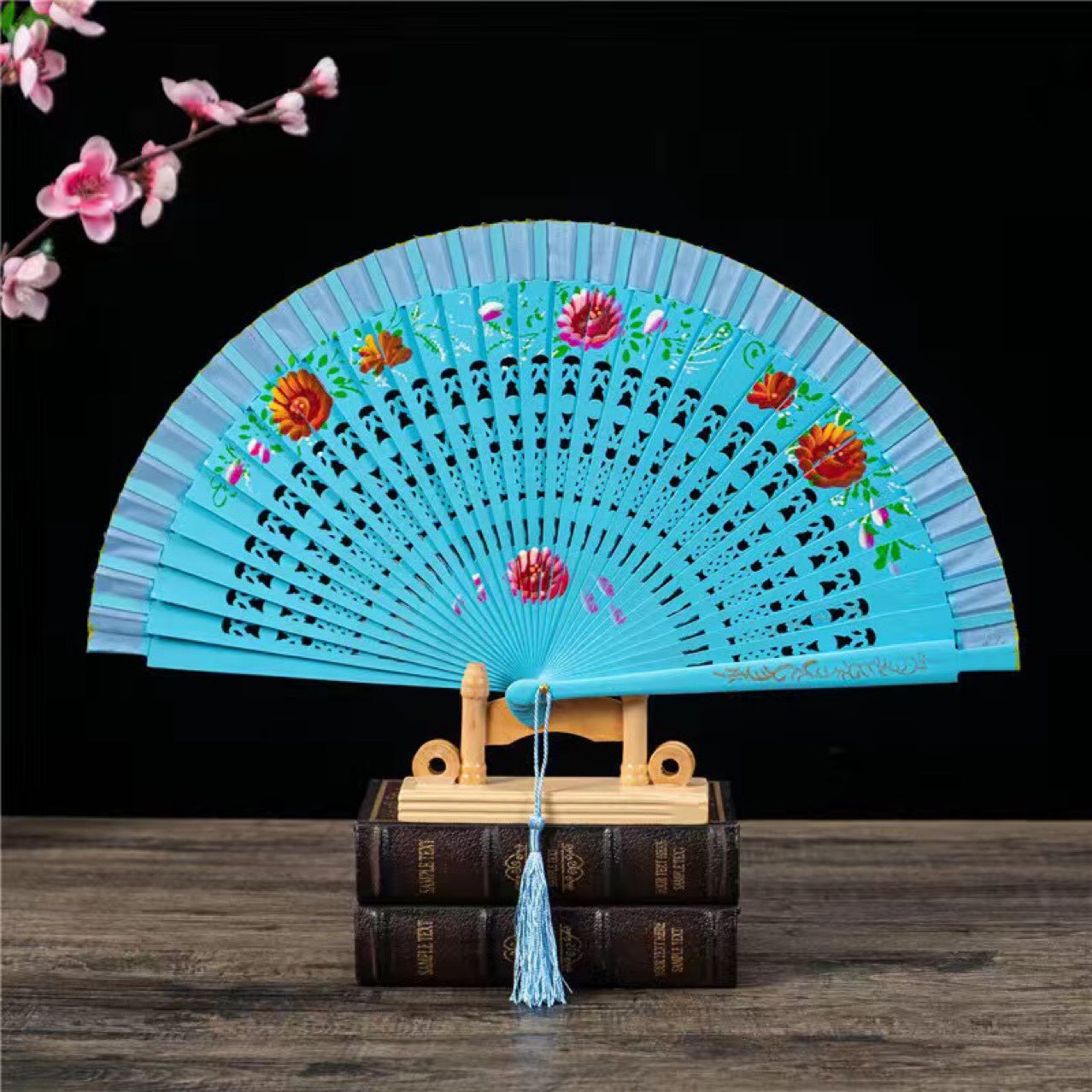 Double-Sided Spanish Dance Folding Fan