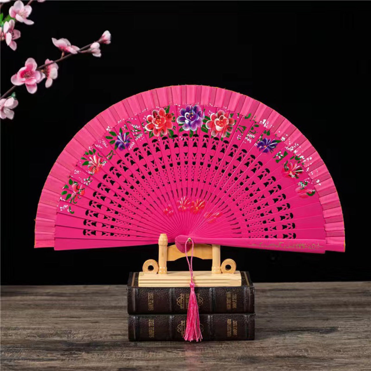 Double-Sided Spanish Dance Folding Fan