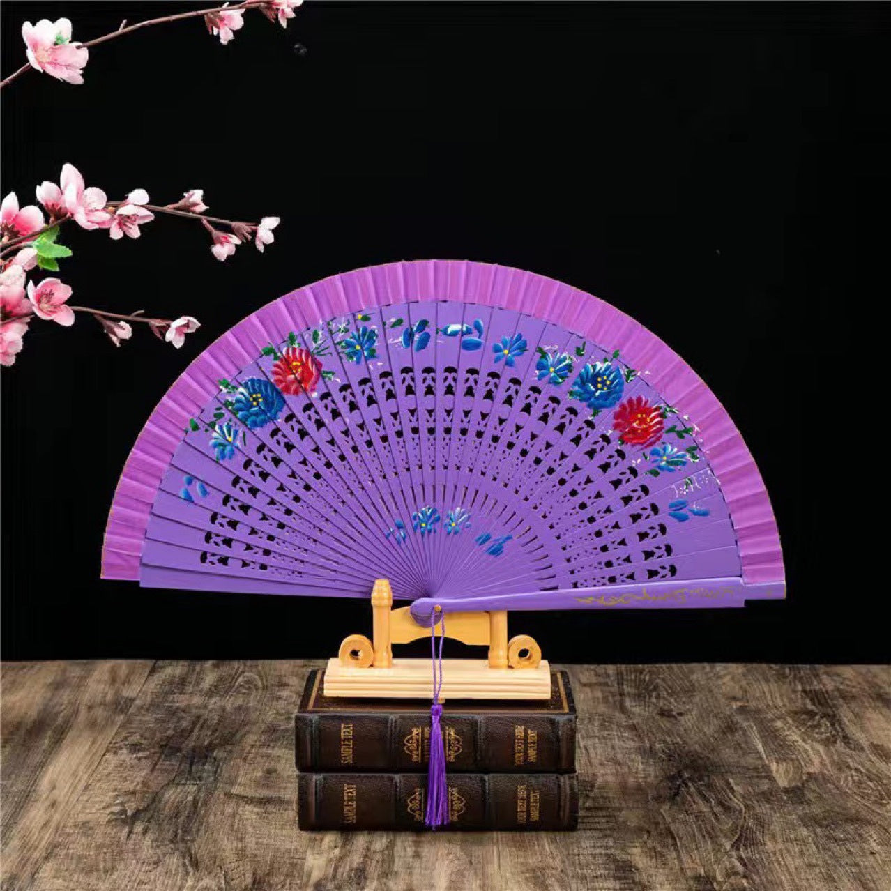 Double-Sided Spanish Dance Folding Fan