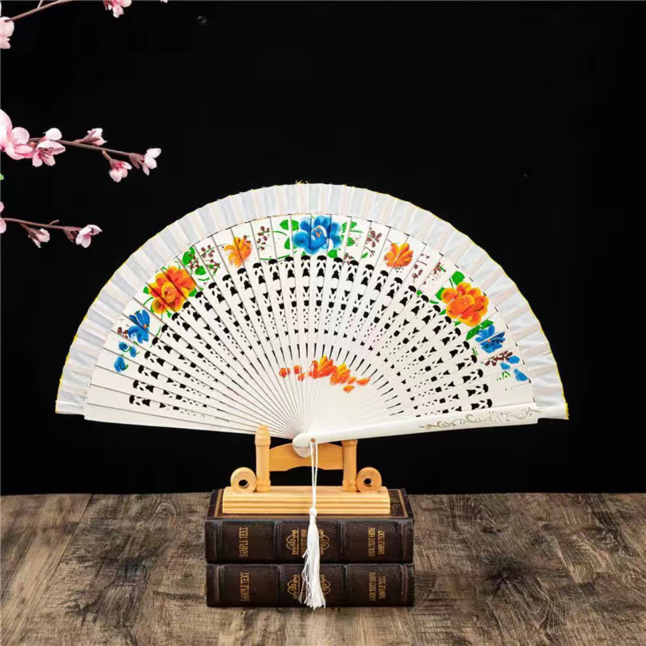 Double-Sided Spanish Dance Folding Fan