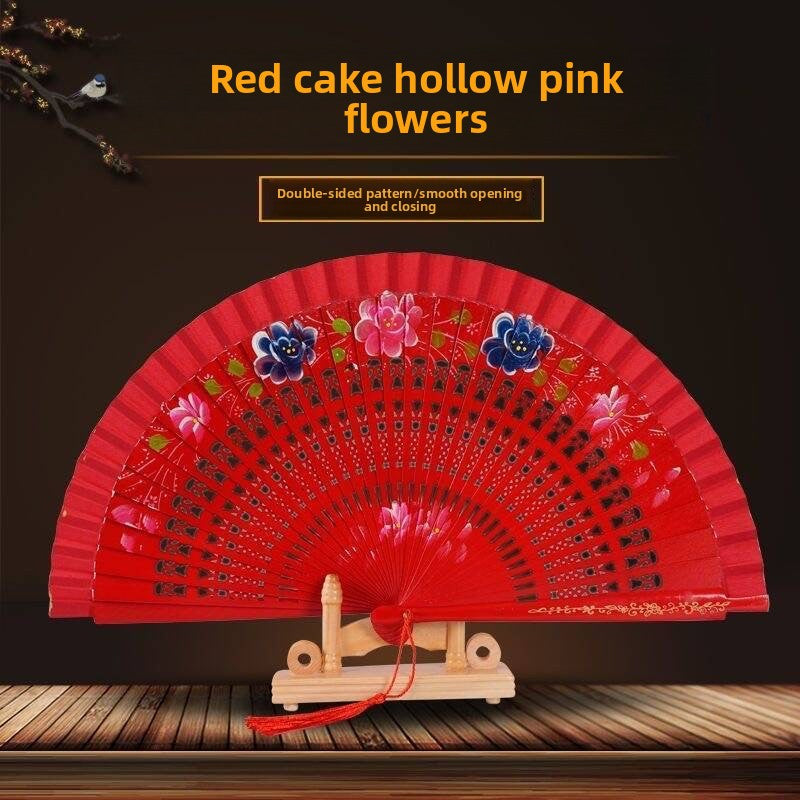 Double-Sided Spanish Dance Folding Fan