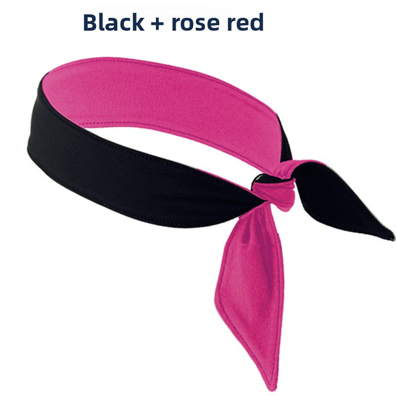Double Sided Sports Headband Sweat Absorbent Breathable Fitness Headwear