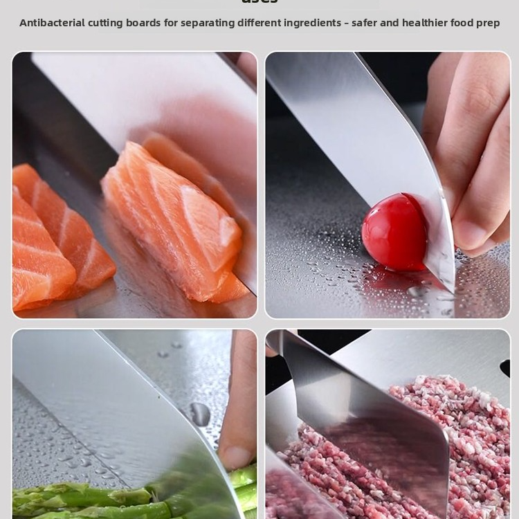 Double Sided Stainless Steel Cutting Board