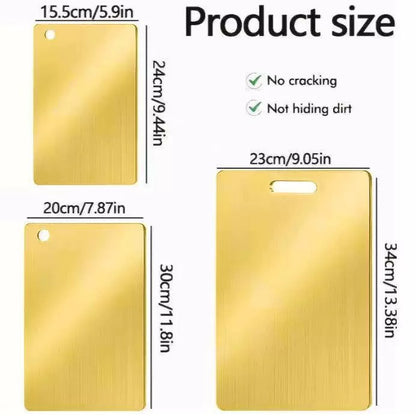 Double Sided Stainless Steel Cutting Board