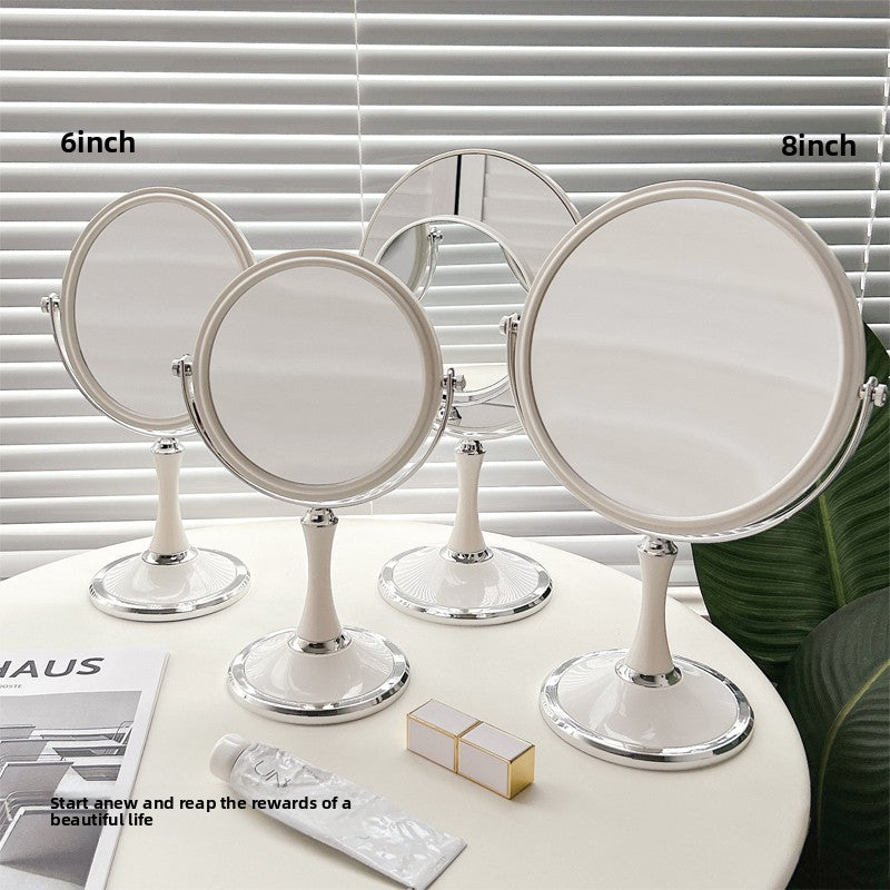 Double-Sided Tabletop Vanity Mirror with Magnification