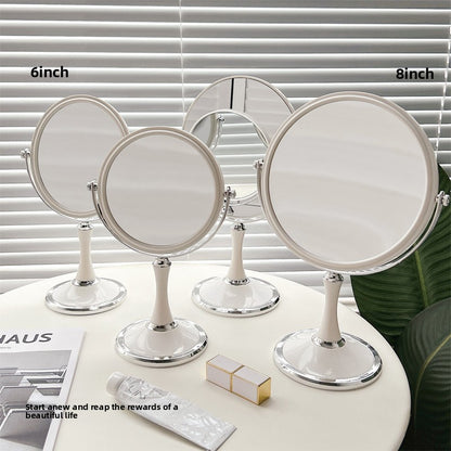 Double-Sided Tabletop Vanity Mirror with Magnification