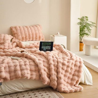 Double-Sided Velvet Fleece Blanket