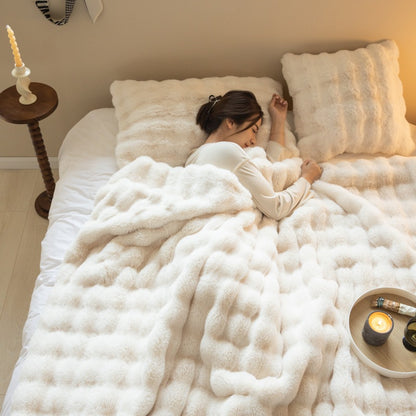 Double-Sided Velvet Fleece Blanket