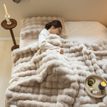 Double-Sided Velvet Fleece Blanket