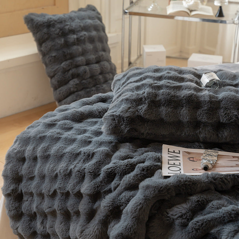 Double-Sided Velvet Fleece Blanket