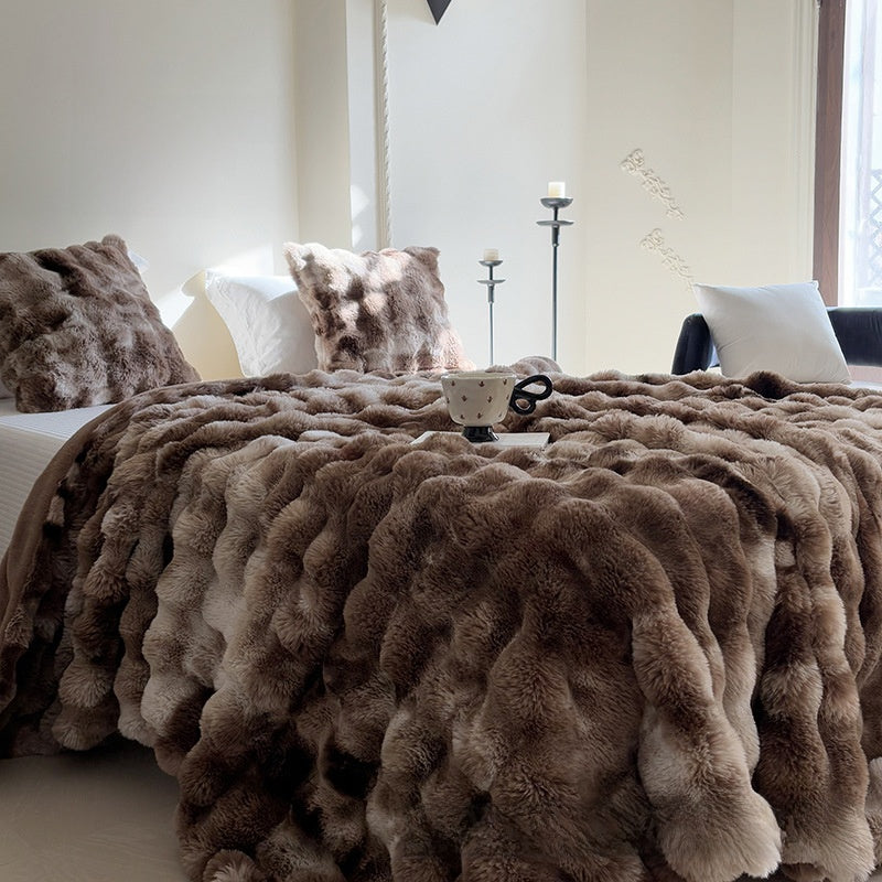 Double-Sided Velvet Fleece Blanket