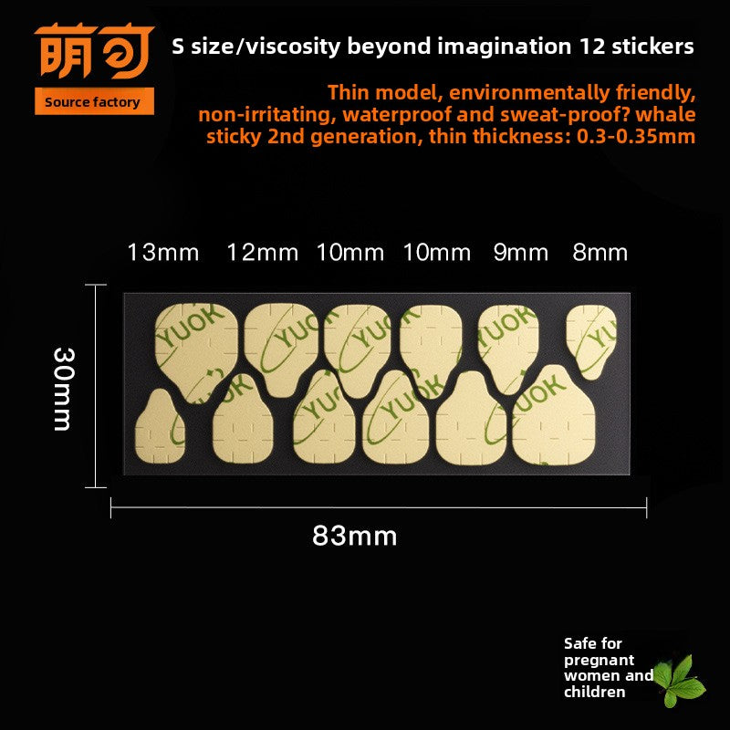Double-Sided Wearable Nail Adhesive Gel Tabs