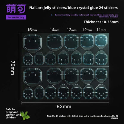 Double-Sided Wearable Nail Adhesive Gel Tabs