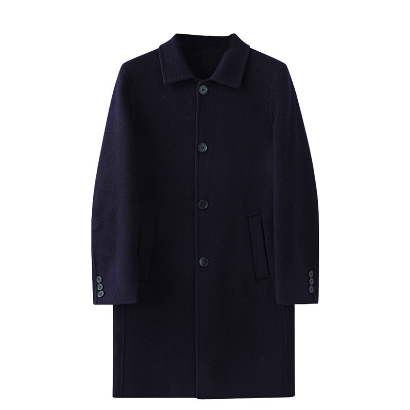 Double-sided wool coat