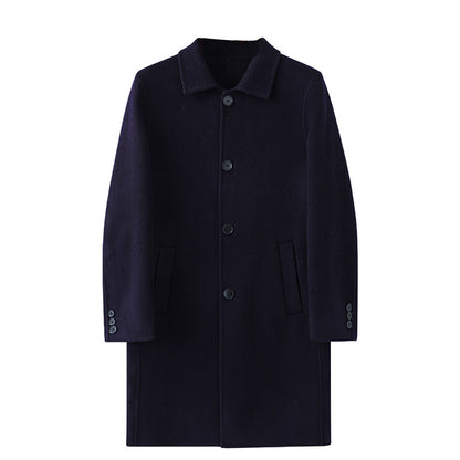 Double-sided wool coat