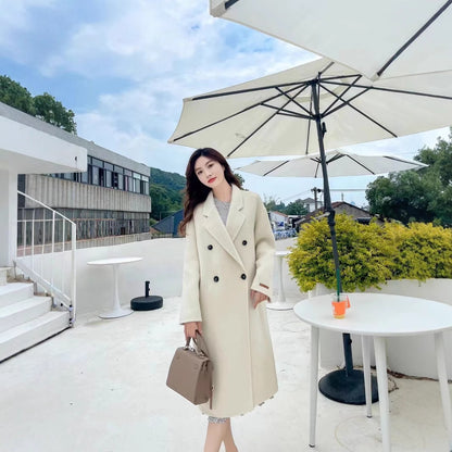 double-sided wool coat